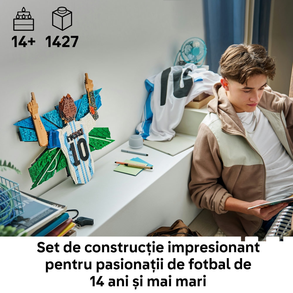 LEGO Editions: Lionel Messi Sarbatorire 43018, 14 ani+, 1427 piese