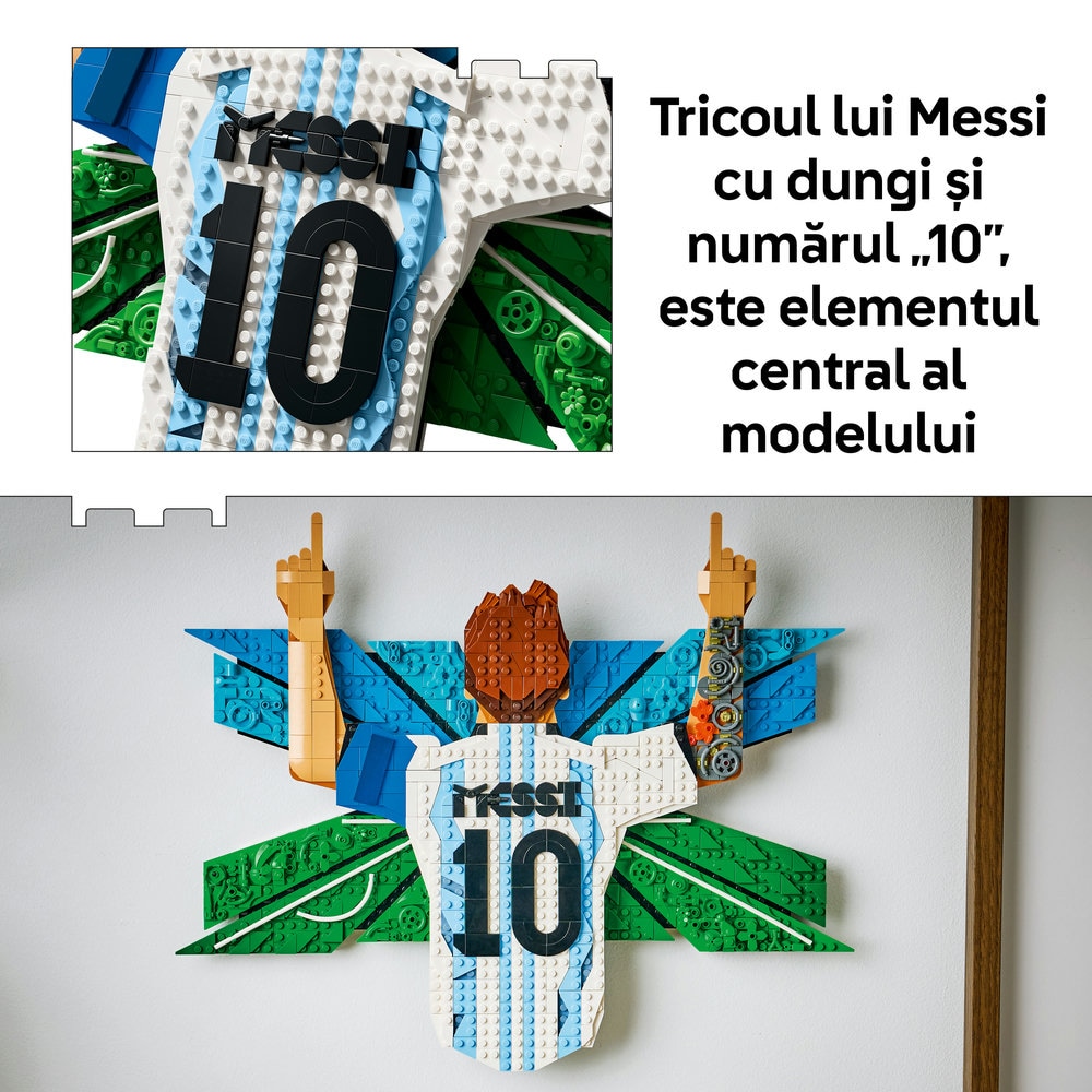 LEGO Editions: Lionel Messi Sarbatorire 43018, 14 ani+, 1427 piese