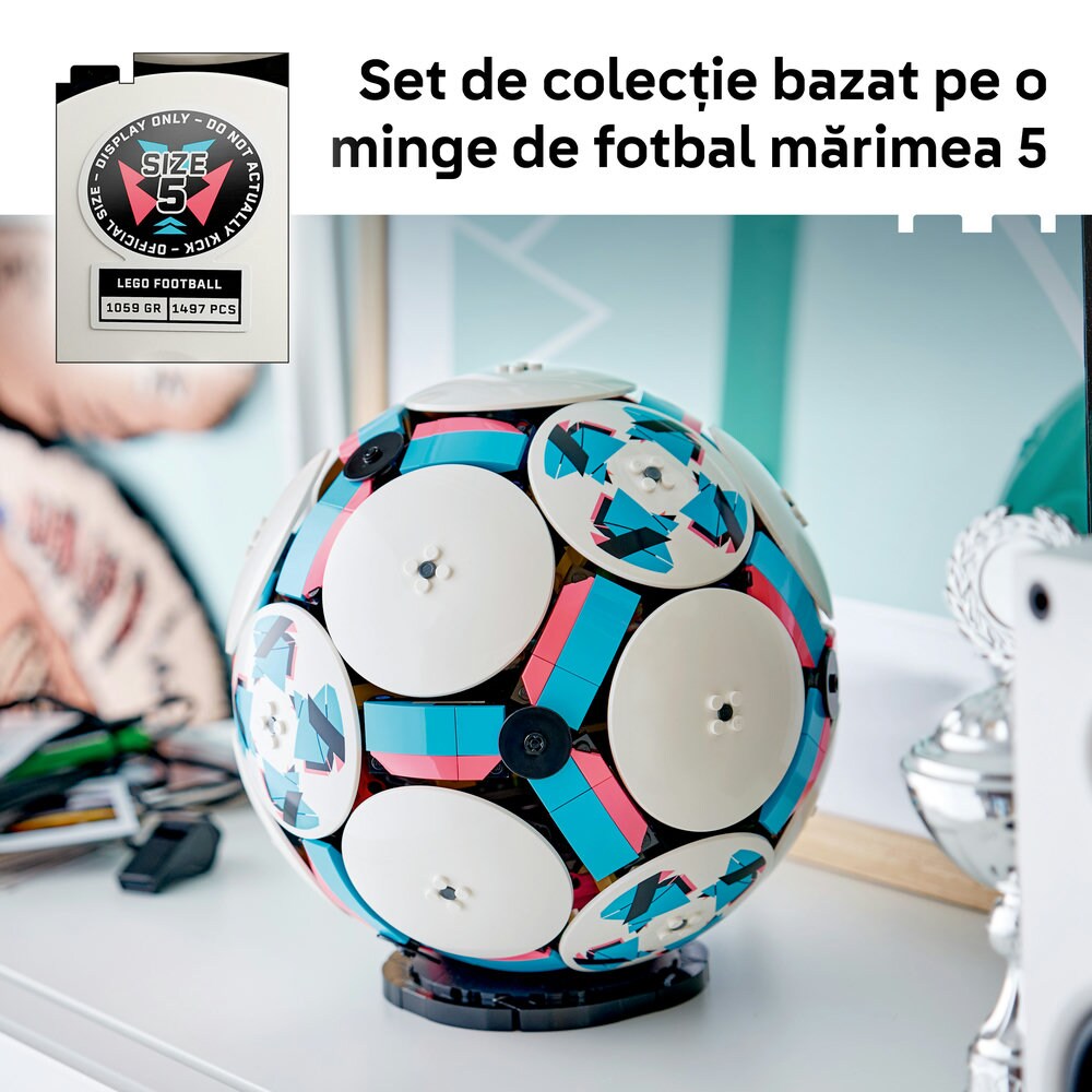LEGO Editions Football: Minge de fotbal 43019, 10 ani+, 1498 piese