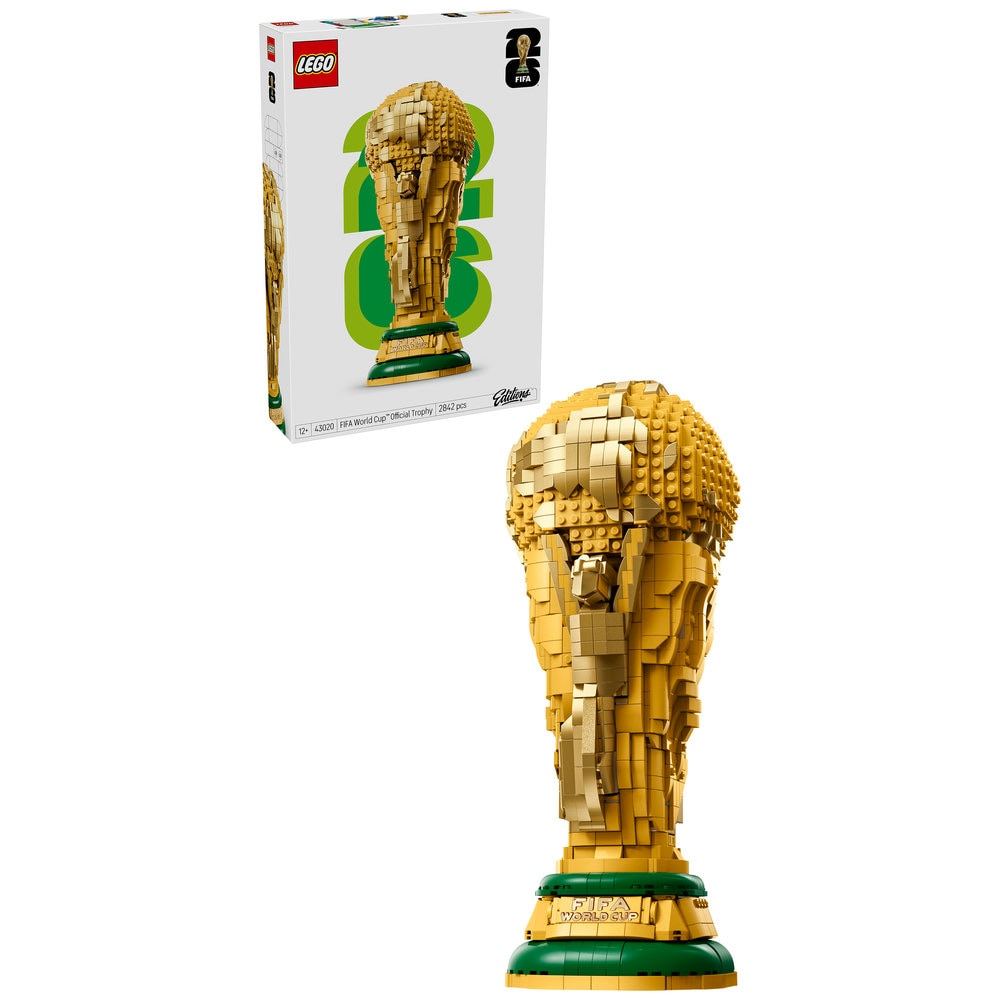 LEGO Editions: Trofeul oficial al Cupei Mondiale FIFA 43020, 12 ani+, 2842 piese