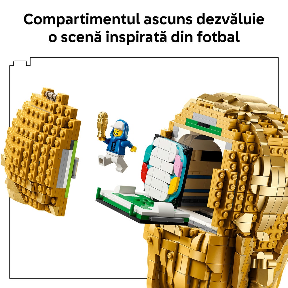 LEGO Editions: Trofeul oficial al Cupei Mondiale FIFA 43020, 12 ani+, 2842 piese