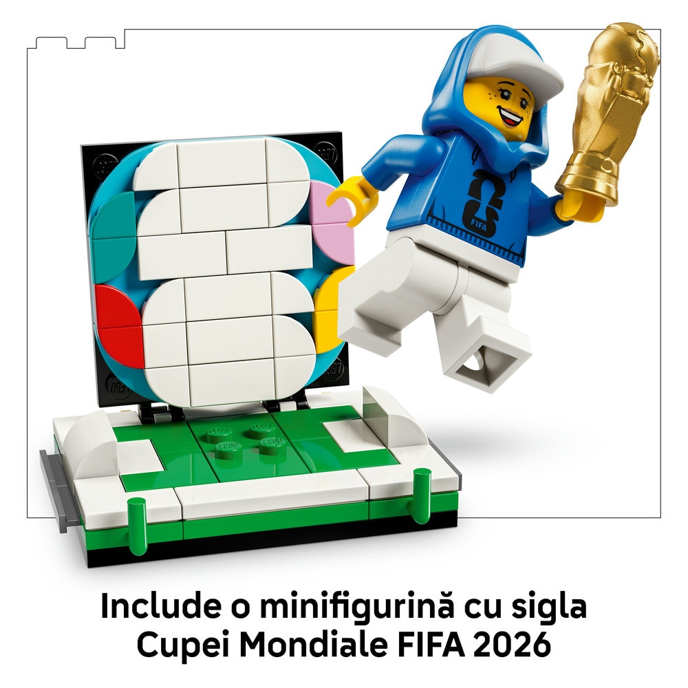 LEGO Editions: Trofeul oficial al Cupei Mondiale FIFA 43020, 12 ani+, 2842 piese