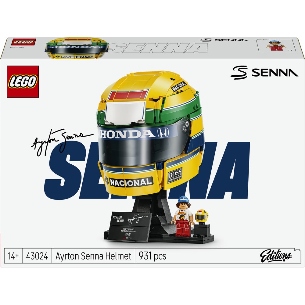 LEGO Editions: Casca lui Ayrton Senna 43024, 14 ani+, 931 piese