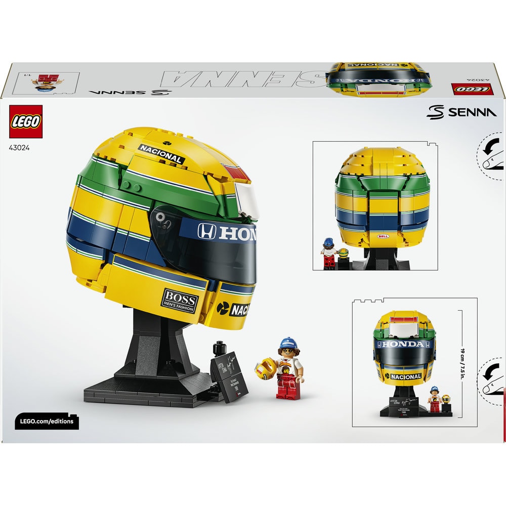 LEGO Editions: Casca lui Ayrton Senna 43024, 14 ani+, 931 piese