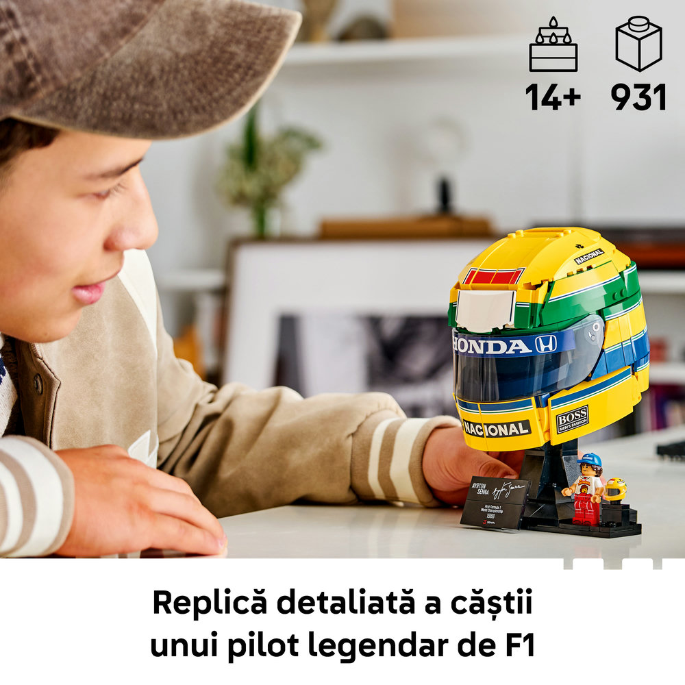 LEGO Editions: Casca lui Ayrton Senna 43024, 14 ani+, 931 piese