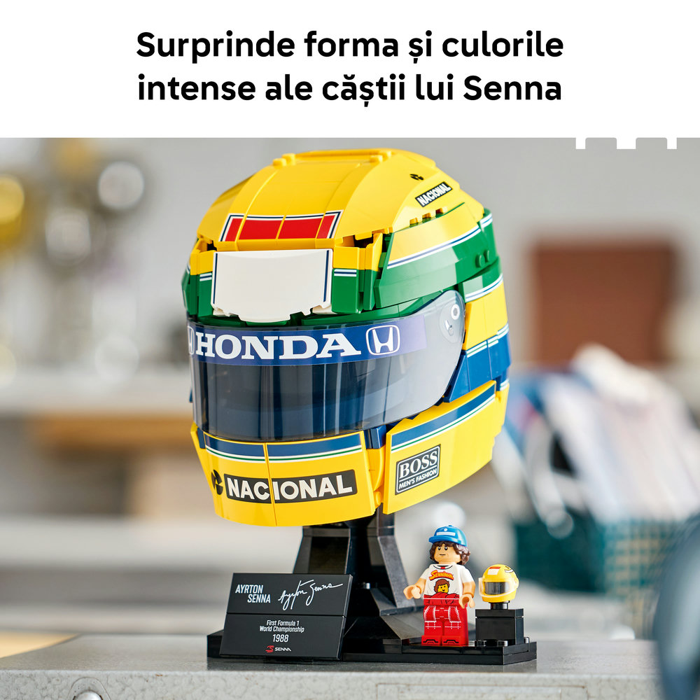 LEGO Editions: Casca lui Ayrton Senna 43024, 14 ani+, 931 piese
