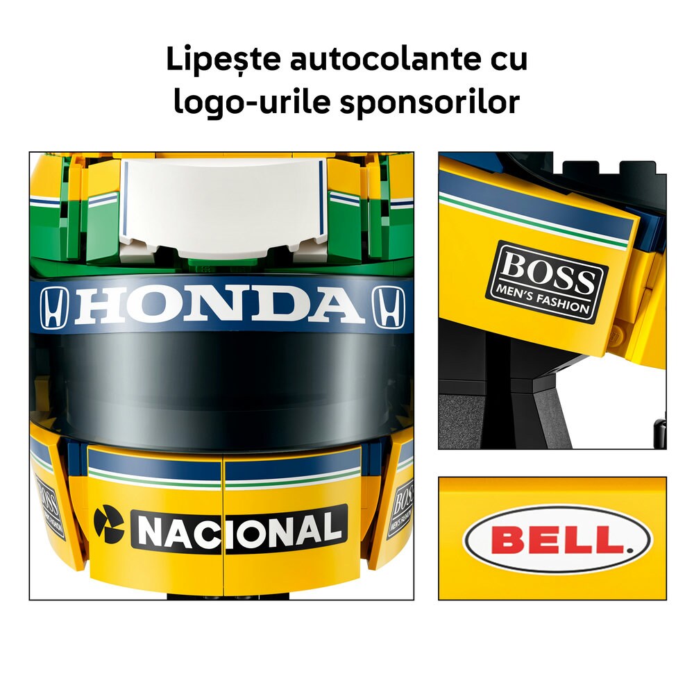 LEGO Editions: Casca lui Ayrton Senna 43024, 14 ani+, 931 piese