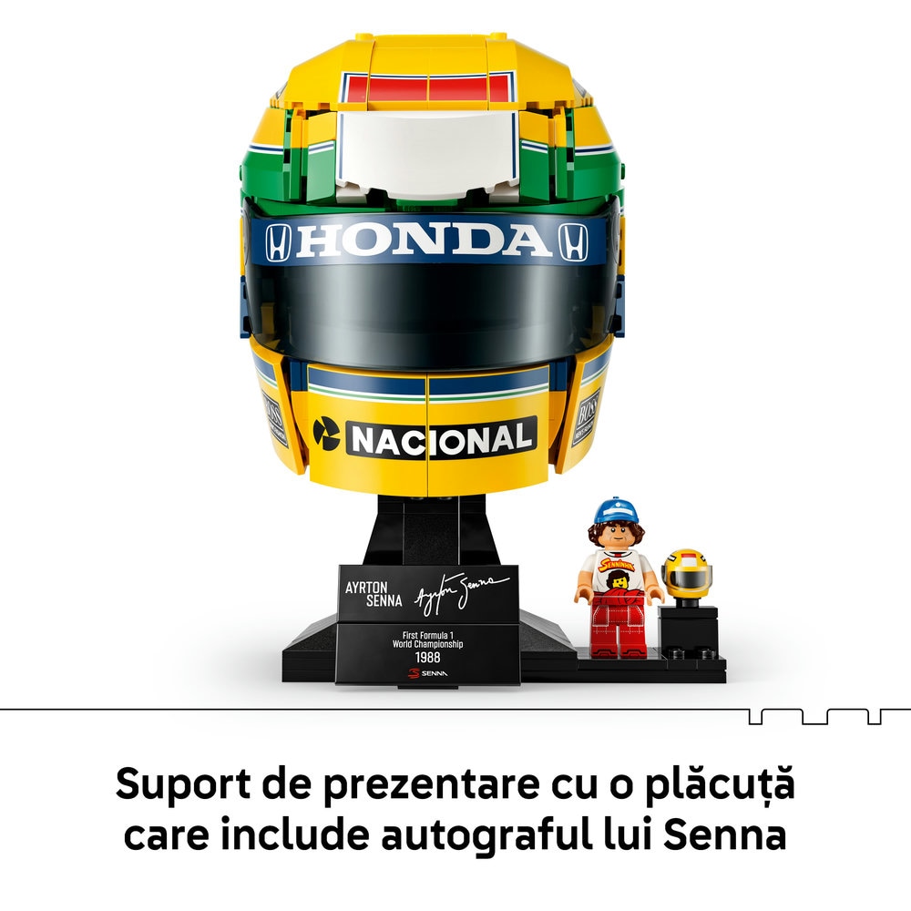LEGO Editions: Casca lui Ayrton Senna 43024, 14 ani+, 931 piese