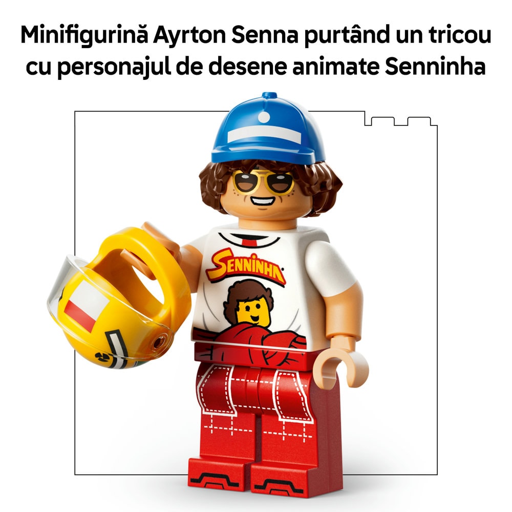 LEGO Editions: Casca lui Ayrton Senna 43024, 14 ani+, 931 piese