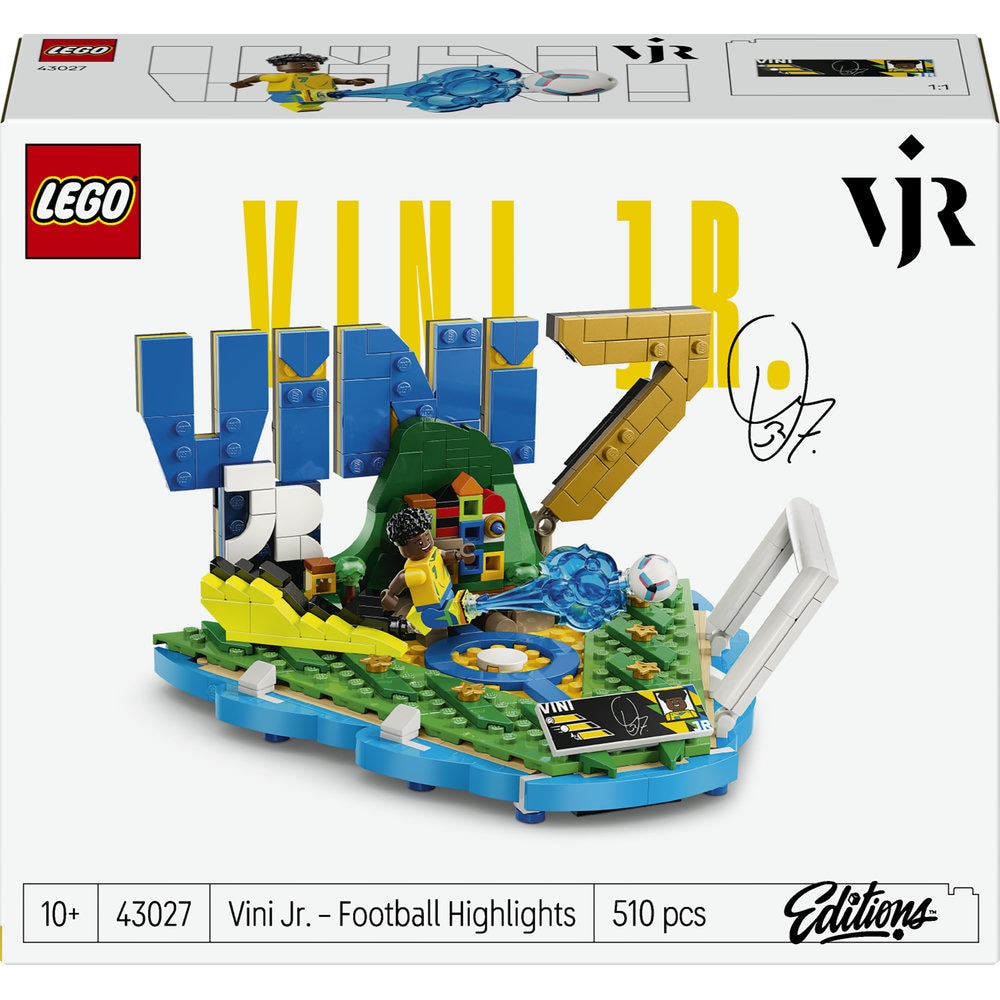 LEGO Editions: Vini Jr. Momente importante din fotbal 43027, 10 ani+, 510 piese