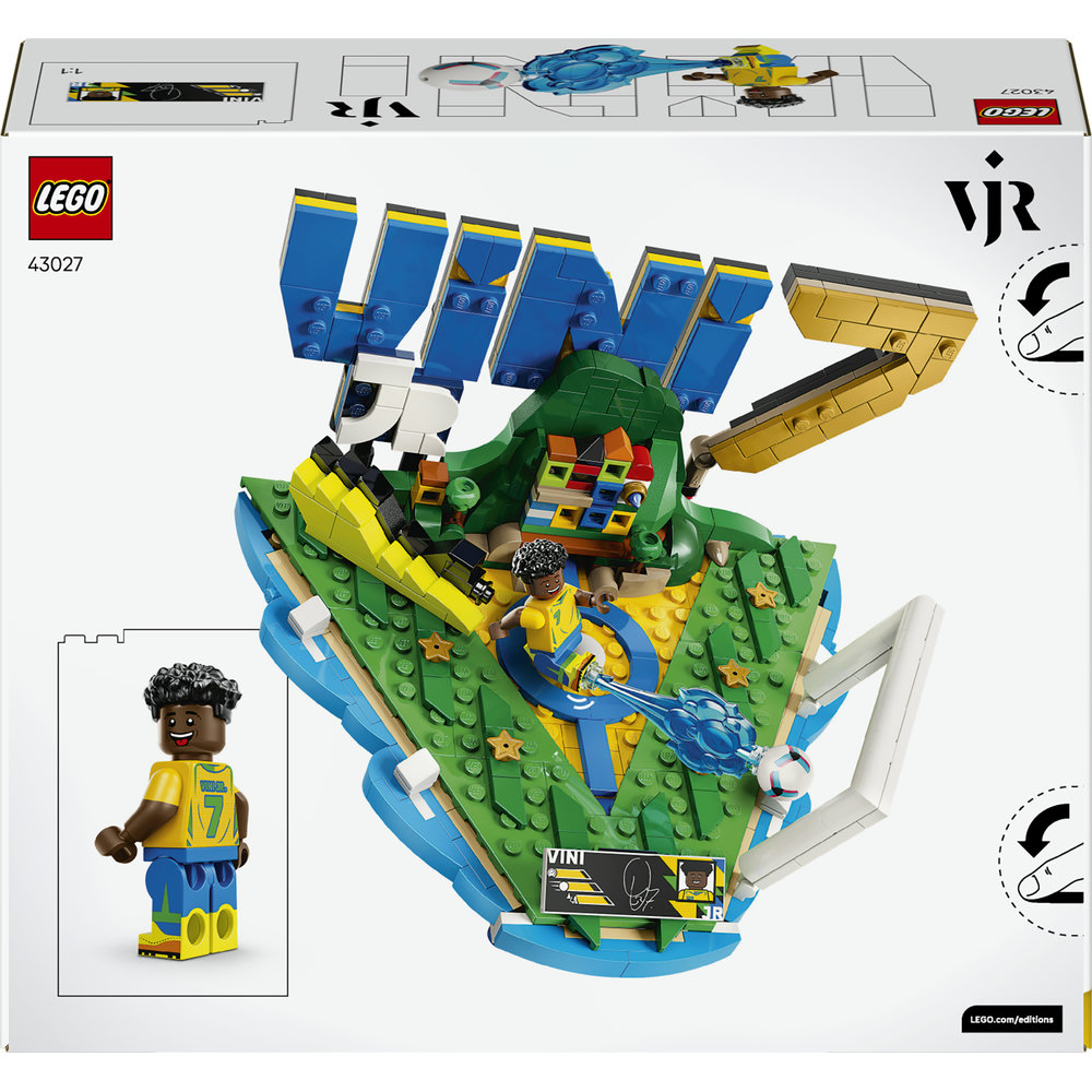 LEGO Editions: Vini Jr. Momente importante din fotbal 43027, 10 ani+, 510 piese