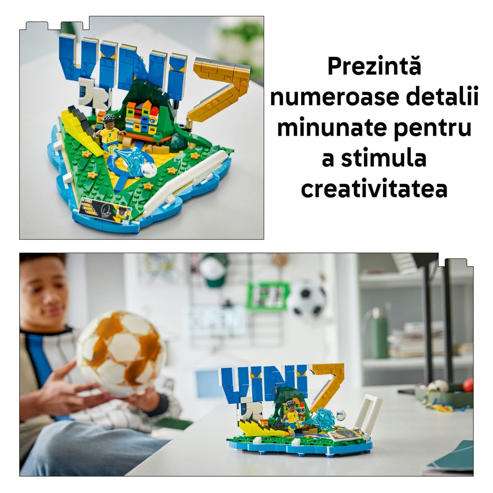 LEGO Editions: Vini Jr. Momente importante din fotbal 43027, 10 ani+, 510 piese