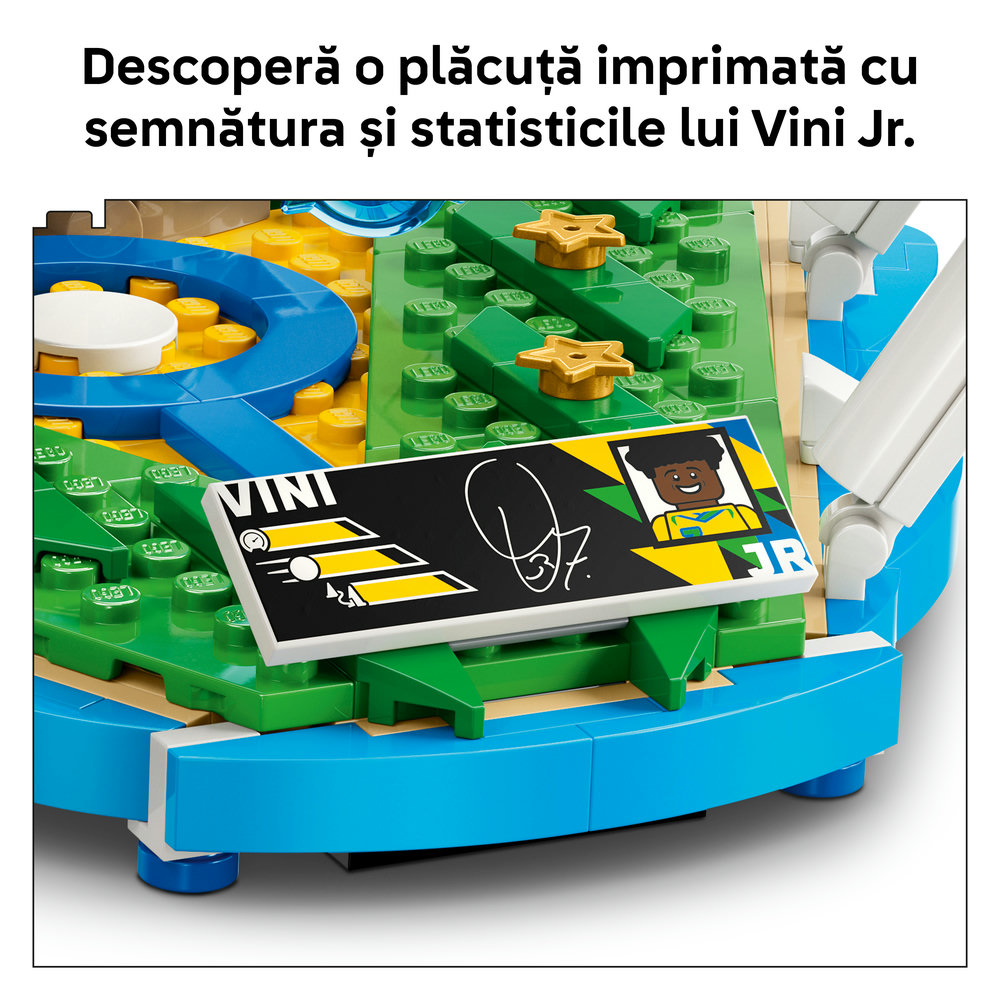 LEGO Editions: Vini Jr. Momente importante din fotbal 43027, 10 ani+, 510 piese