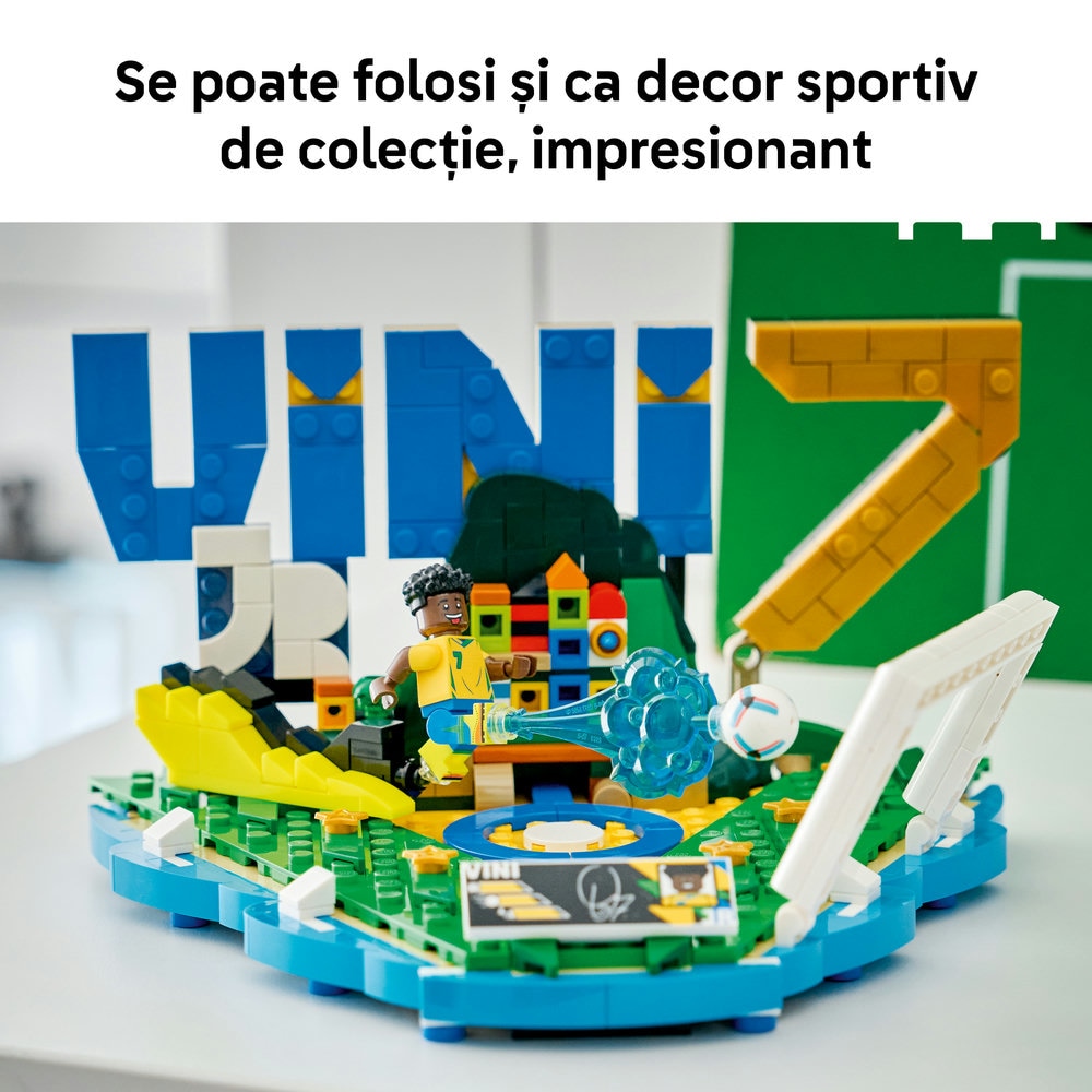 LEGO Editions: Vini Jr. Momente importante din fotbal 43027, 10 ani+, 510 piese