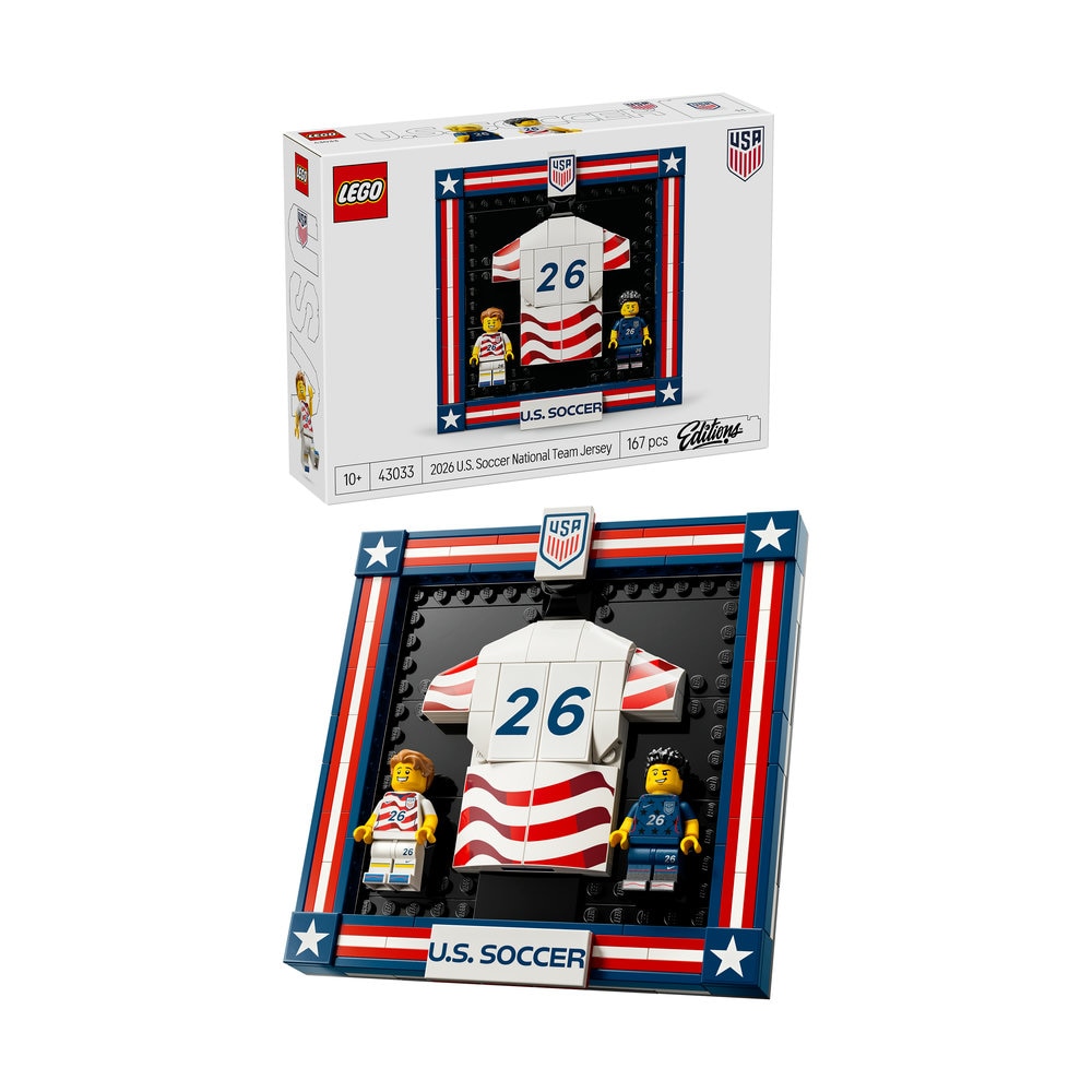 LEGO Editions: Tricoul echipei nationale de fotbal a SUA 2026 430330, 10 ani+, 167 piese