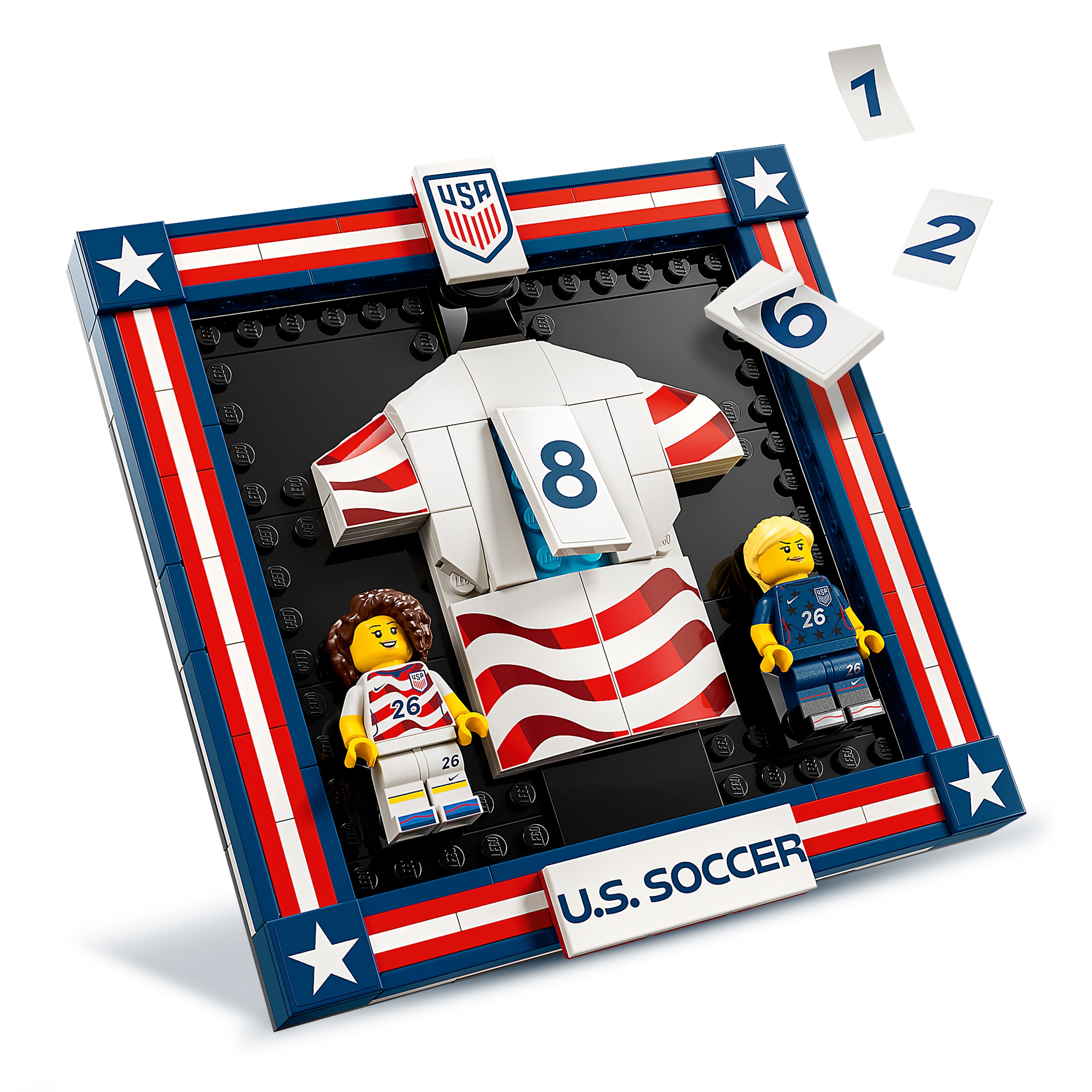 LEGO Editions: Tricoul echipei nationale de fotbal a SUA 2026 430330, 10 ani+, 167 piese