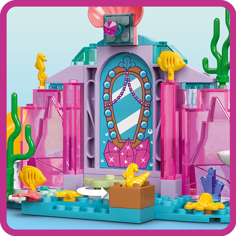 LEGO Disney Princess: Pestera de cristal a lui Ariel 43254, 4 ani+, 141 piese
