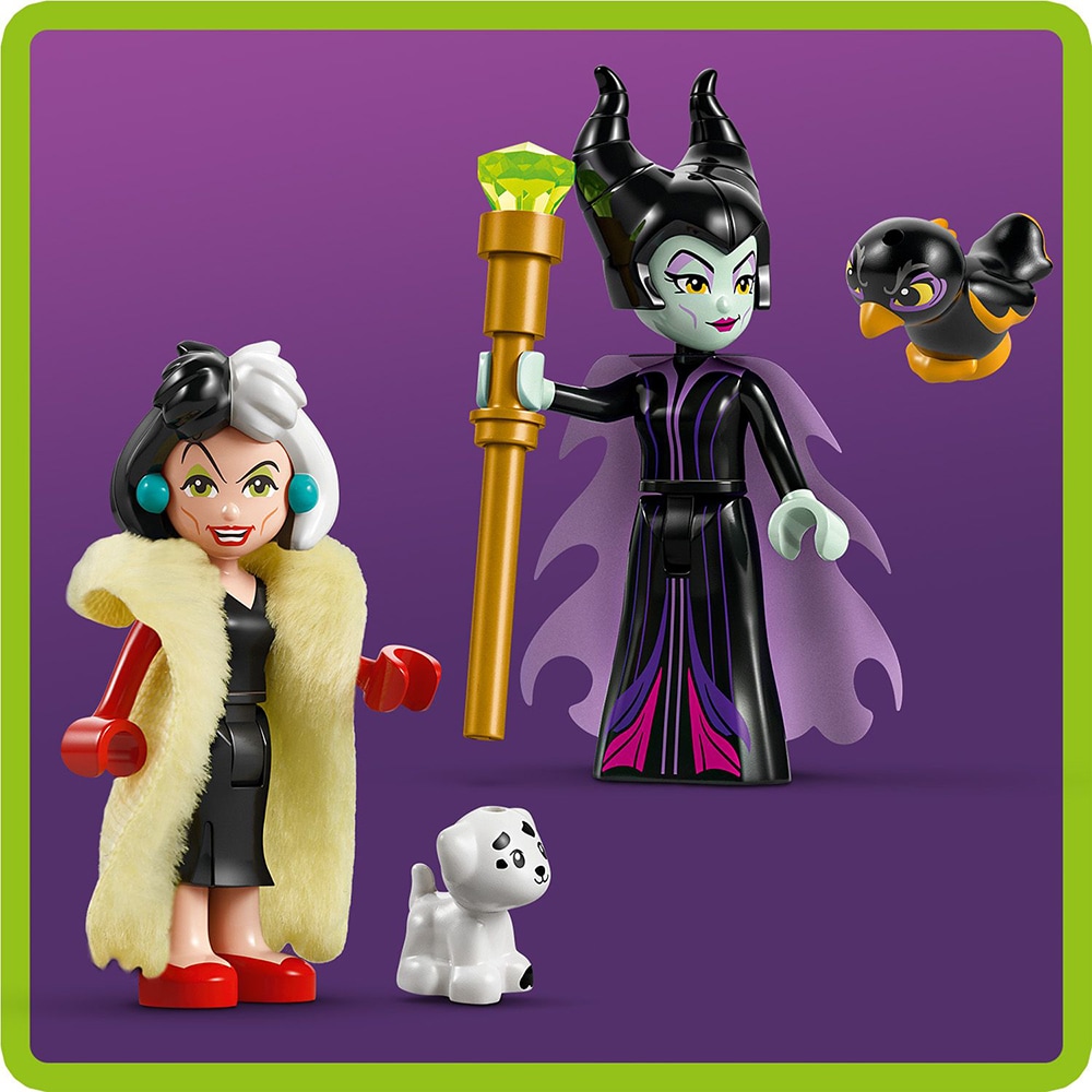 LEGO Disney Princess: Rochiile lui Maleficent si Cruella De Vil 43262, 9 ani+, 524 piese
