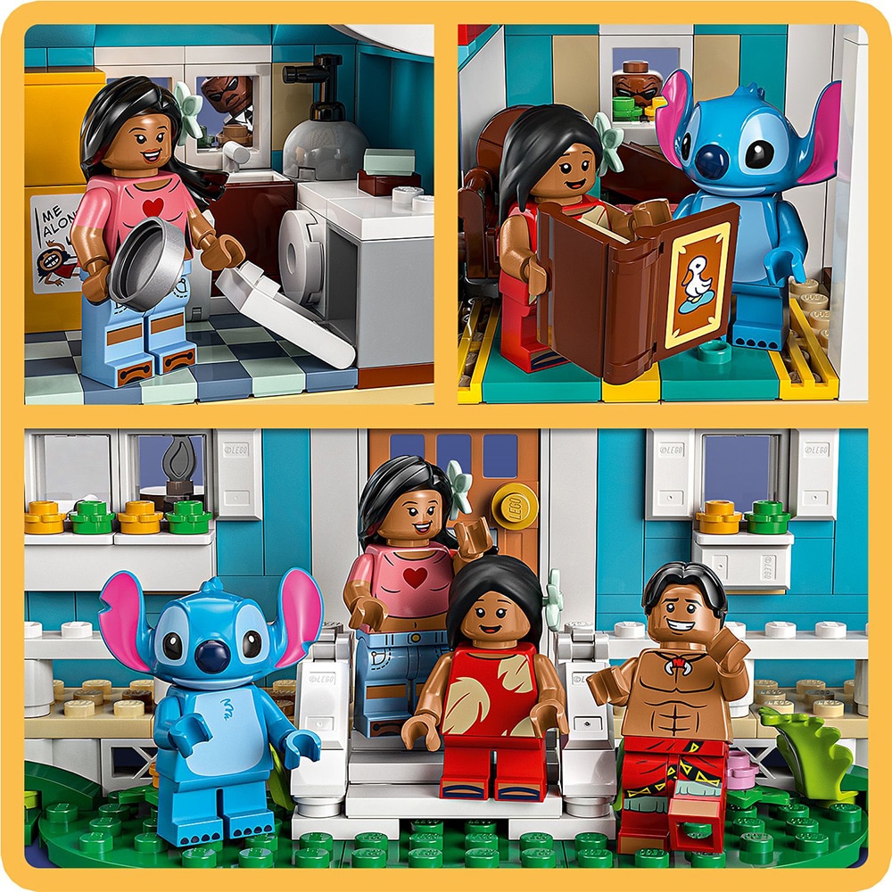 LEGO Disney: Casa de pe plaja a lui Lilo si Stitch 43268, 9 ani+, 834 piese