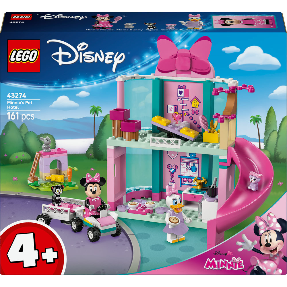 LEGO Disney Classic: Hotelul pentru animale de companie al lui Minnie 43274, 4 ani+, 161 piese