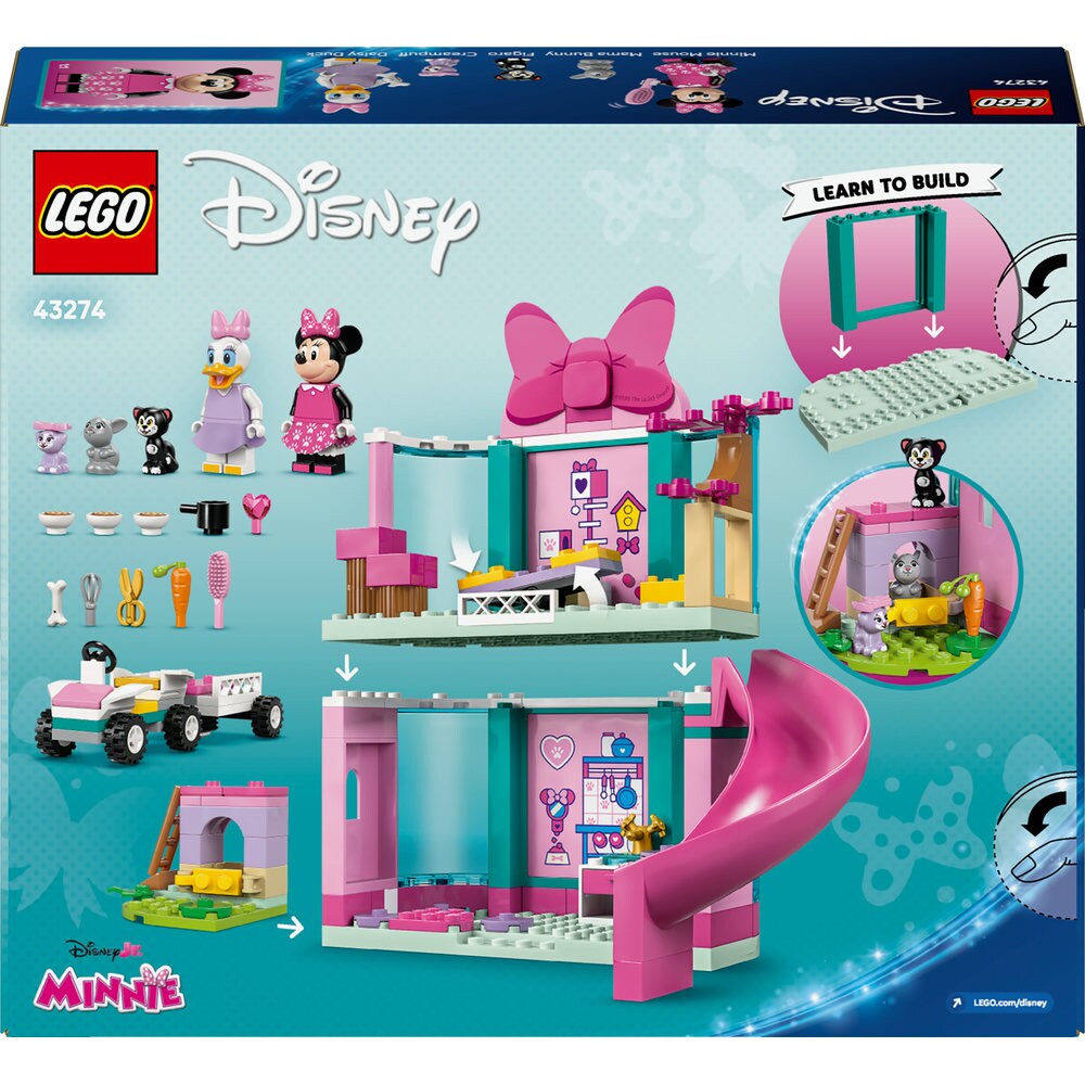 LEGO Disney Classic: Hotelul pentru animale de companie al lui Minnie 43274, 4 ani+, 161 piese