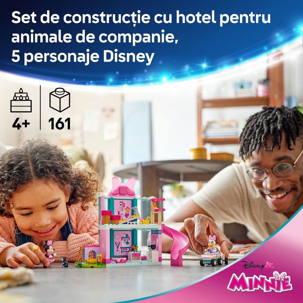 LEGO Disney Classic: Hotelul pentru animale de companie al lui Minnie 43274, 4 ani+, 161 piese