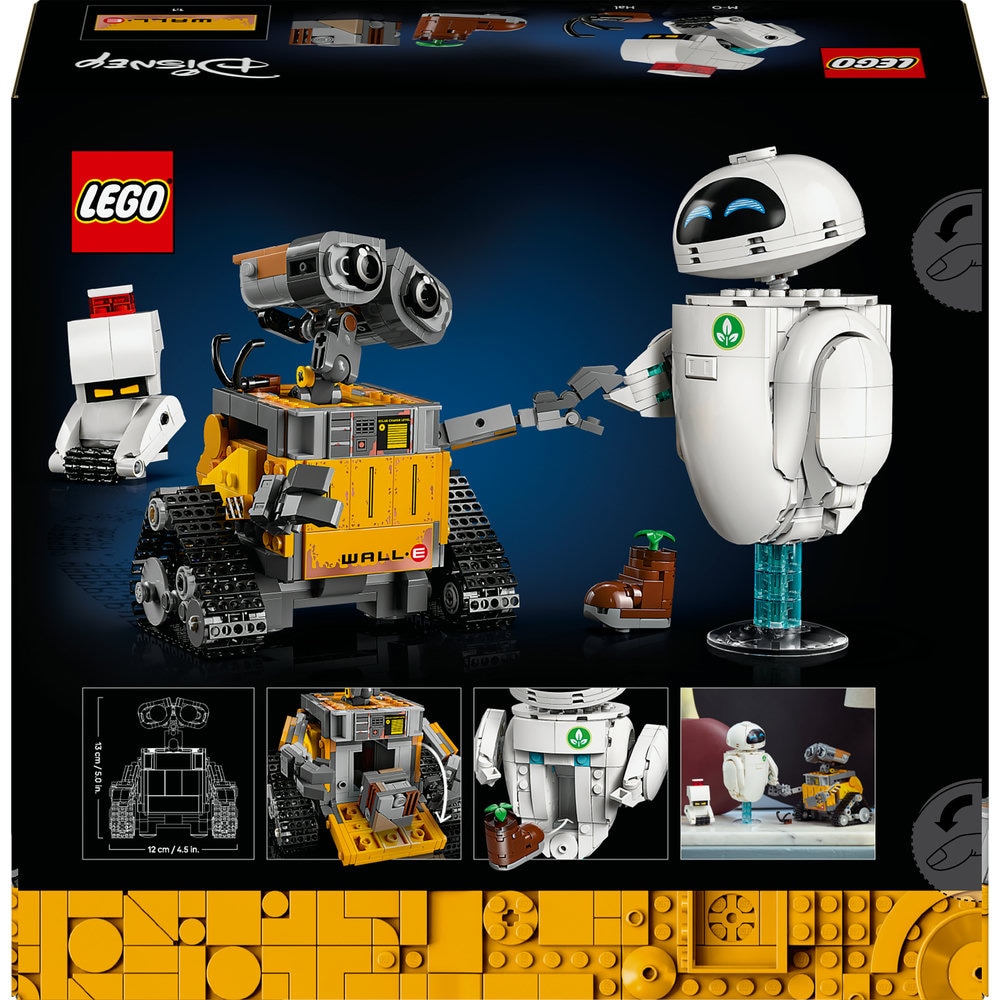 LEGO Disney: Pixar WALL-E si EVE 43279, 18 ani+, 811 piese
