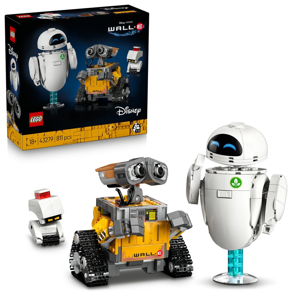 LEGO Disney: Pixar WALL-E si EVE 43279, 18 ani+, 811 piese