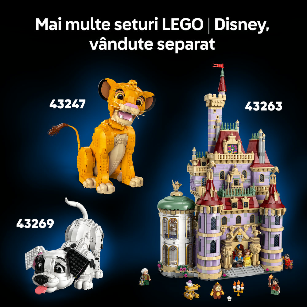 LEGO Disney: Pixar WALL-E si EVE 43279, 18 ani+, 811 piese