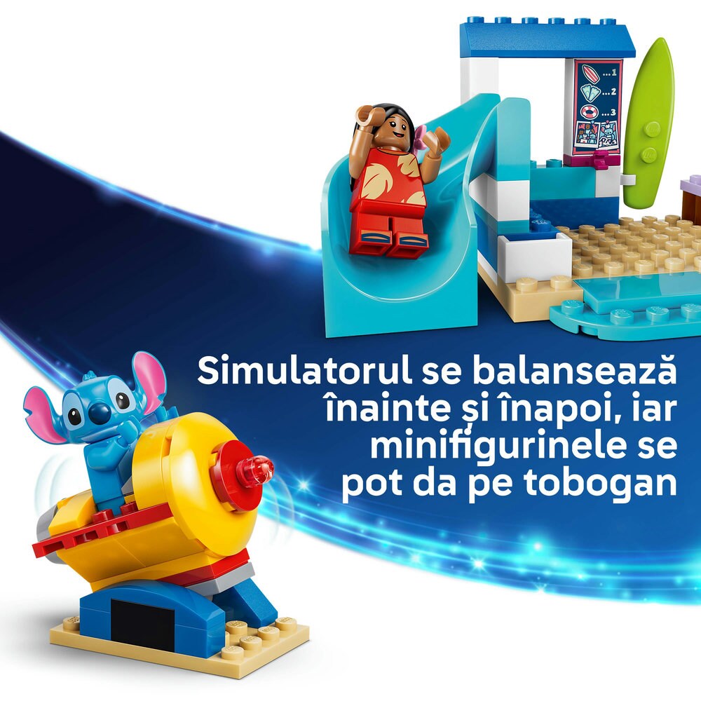 LEGO Disney: Classic - Distractie pe plaja cu Lilo si Stitch 43280, 4 ani+, 113 piese