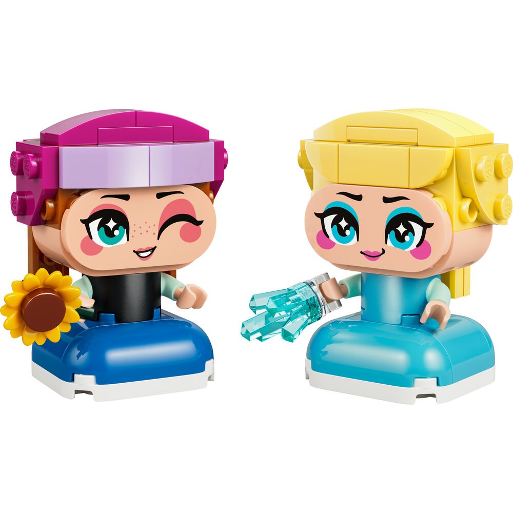 LEGO Disney Princess: Miniprintesele Anna si Elsa 43284, 5 ani+, 65 piese