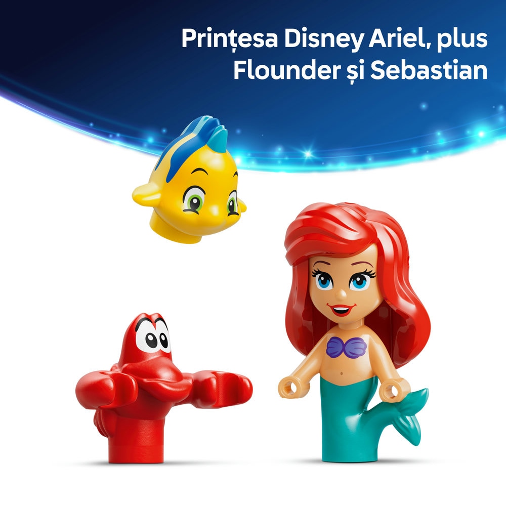 LEGO Disney Princess: Minipalatul magic al lui Ariel 43285, 5 ani+, 179 piese