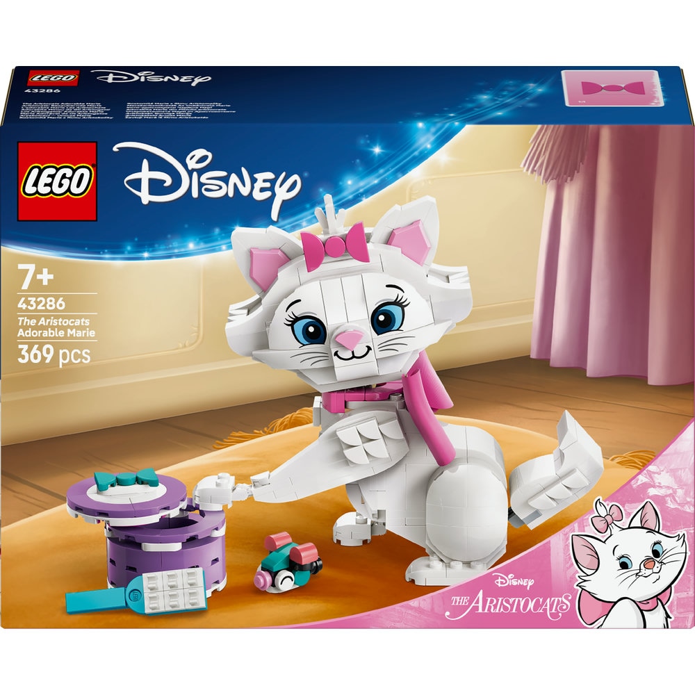 LEGO Disney Classic: Adorabila Marie din Pisicile aristocrate 43286, 7 ani+, 369 piese