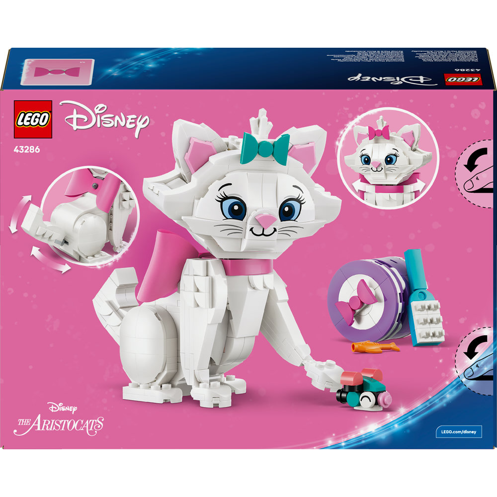 LEGO Disney Classic: Adorabila Marie din Pisicile aristocrate 43286, 7 ani+, 369 piese