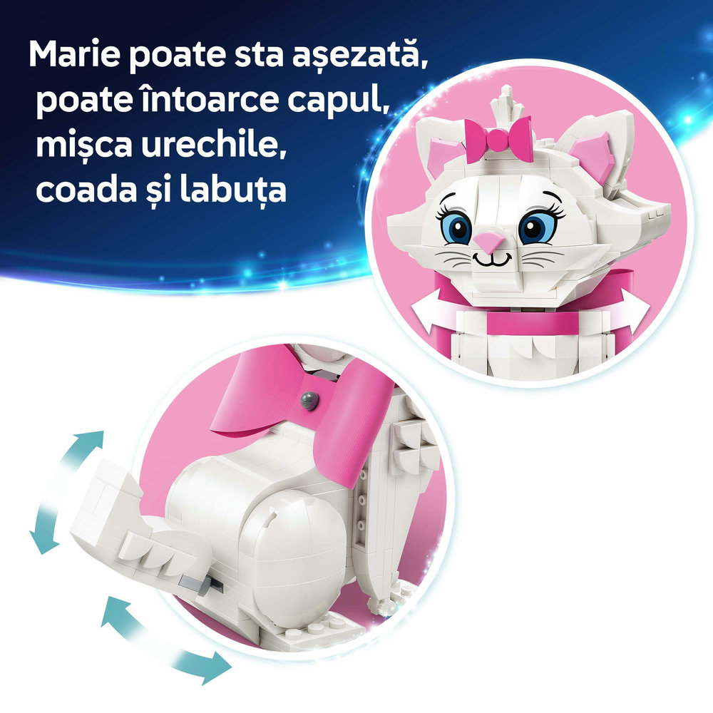 LEGO Disney Classic: Adorabila Marie din Pisicile aristocrate 43286, 7 ani+, 369 piese