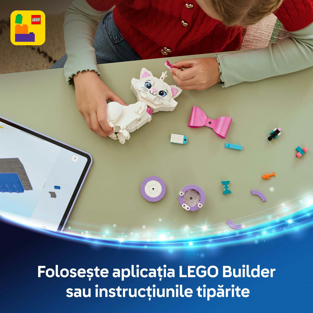 LEGO Disney Classic: Adorabila Marie din Pisicile aristocrate 43286, 7 ani+, 369 piese