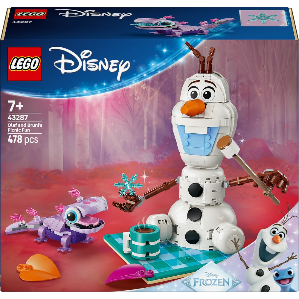 LEGO Disney Princess: Distractie la picnic cu Olaf si Bruni 43287, 7 ani+, 478 piese