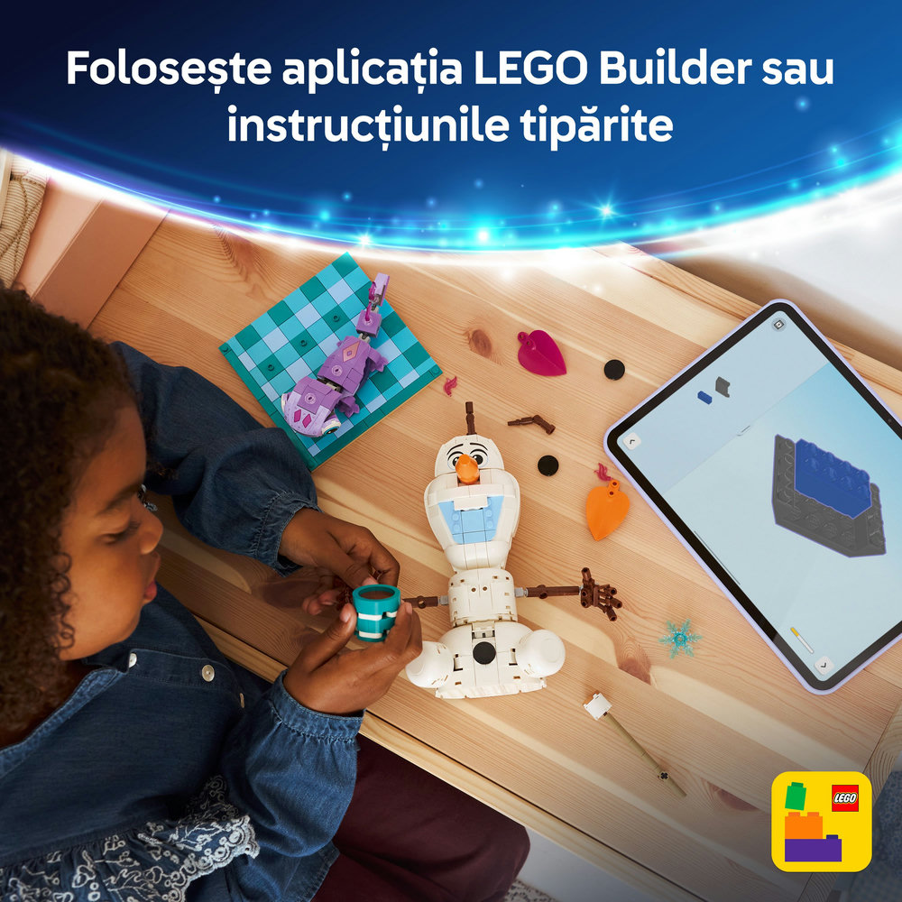 LEGO Disney Princess: Distractie la picnic cu Olaf si Bruni 43287, 7 ani+, 478 piese