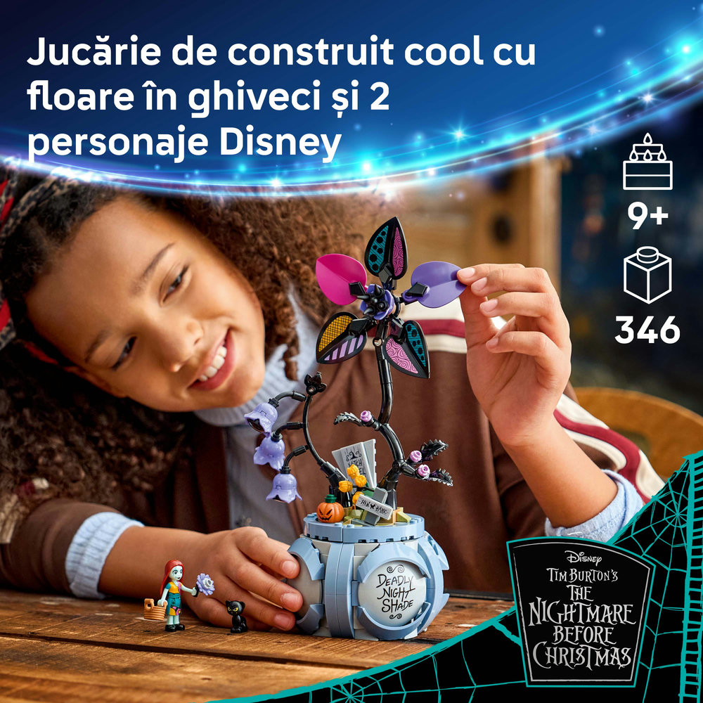 LEGO Disney: Classic - Ghiveciul lui Sally 43288, 9 ani+, 346 piese