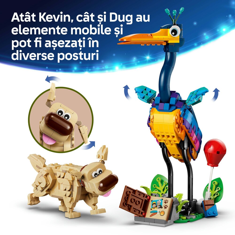 LEGO Disney: Pixar Kevin si Dug 432900, 9 ani+, 628 piese