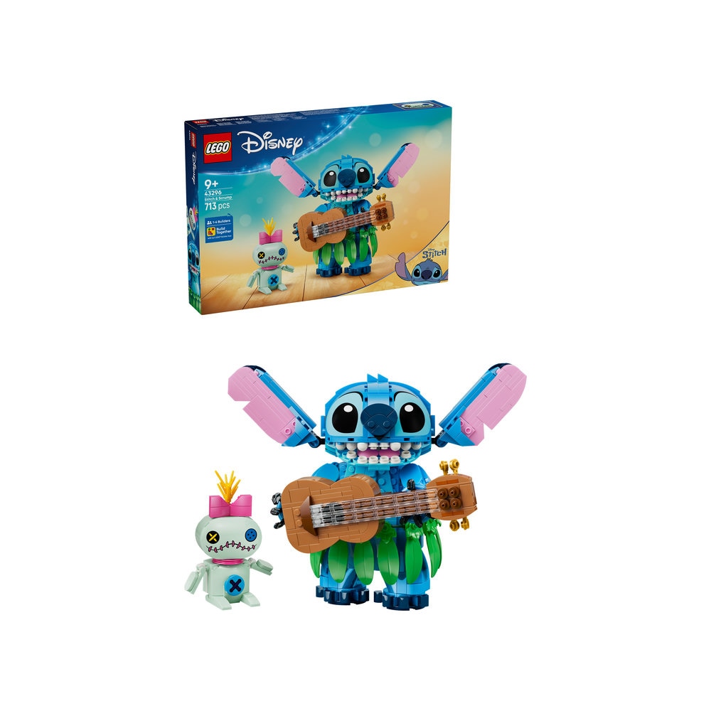LEGO Disney: Classic - Stitch si Scrump 43296, 9 ani+, 713 piese