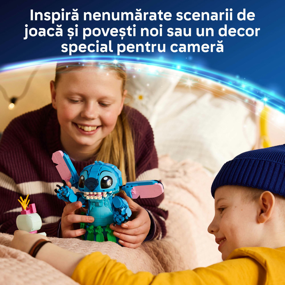 LEGO Disney: Classic - Stitch si Scrump 43296, 9 ani+, 713 piese