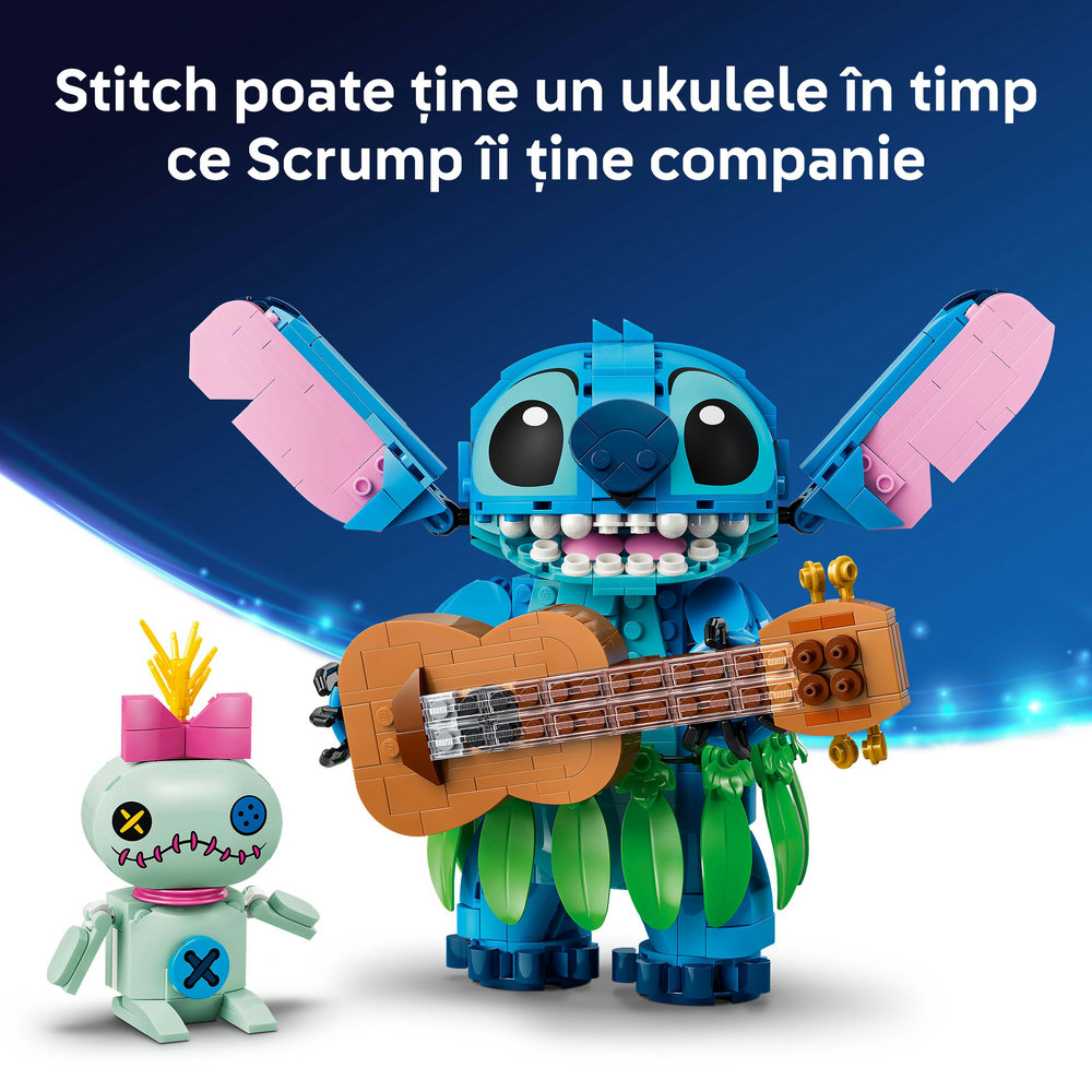 LEGO Disney: Classic - Stitch si Scrump 43296, 9 ani+, 713 piese