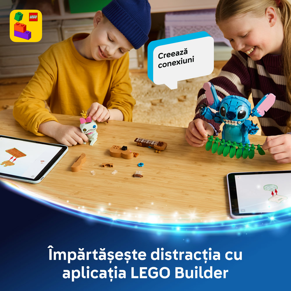 LEGO Disney: Classic - Stitch si Scrump 43296, 9 ani+, 713 piese