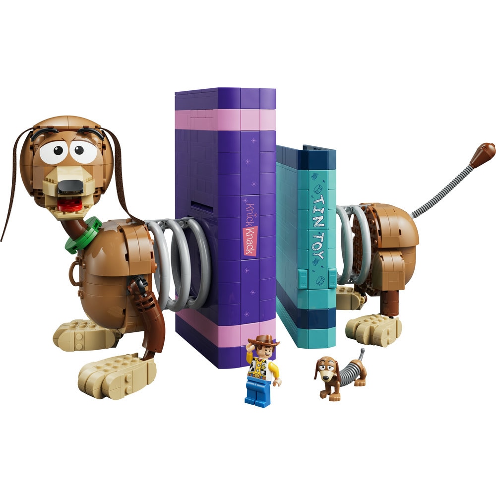 LEGO Disney: Pixar - Opritoare de carti Cainele Slinky din Povestea jucariilor 43301, 18 ani+, 1311 piese