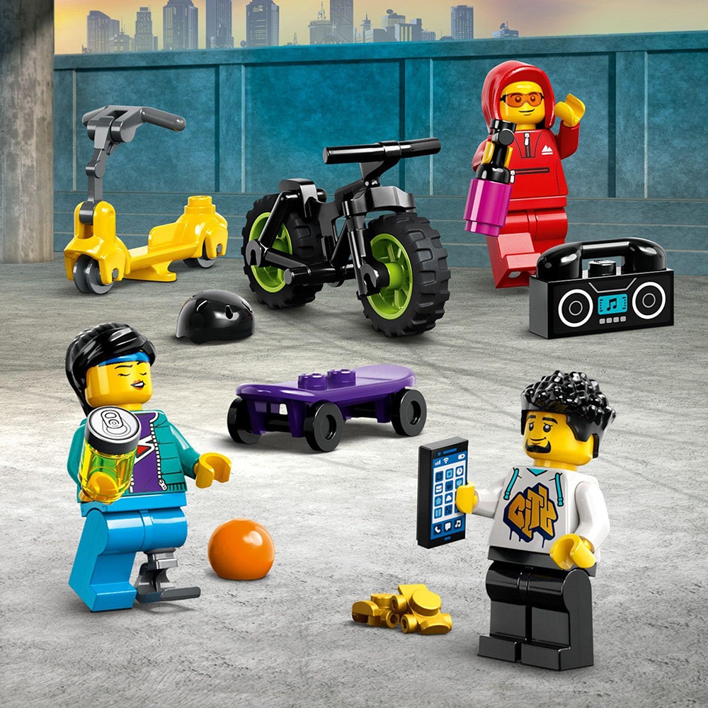 LEGO City: Parc pentru skateboard 60364, 6 ani+, 454 piese