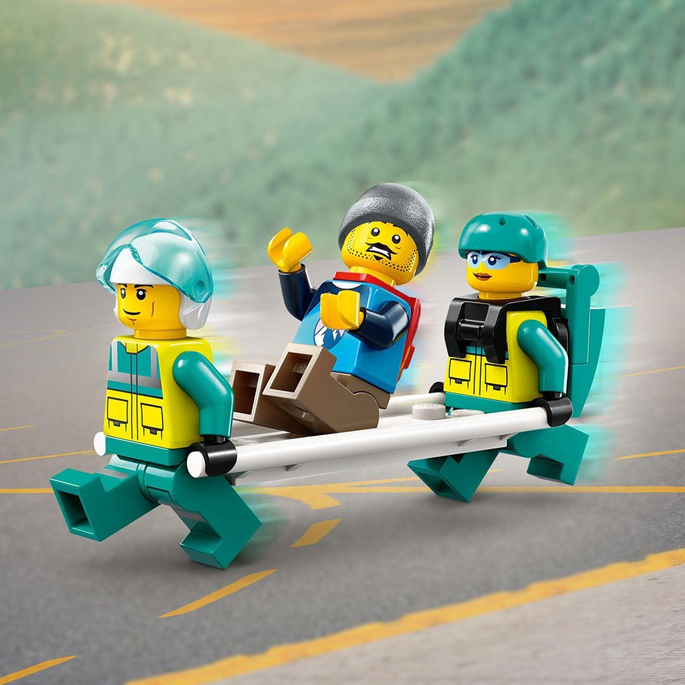 LEGO City: Elicopter de salvare de urgenta 60405, 6 ani+, 226 piese