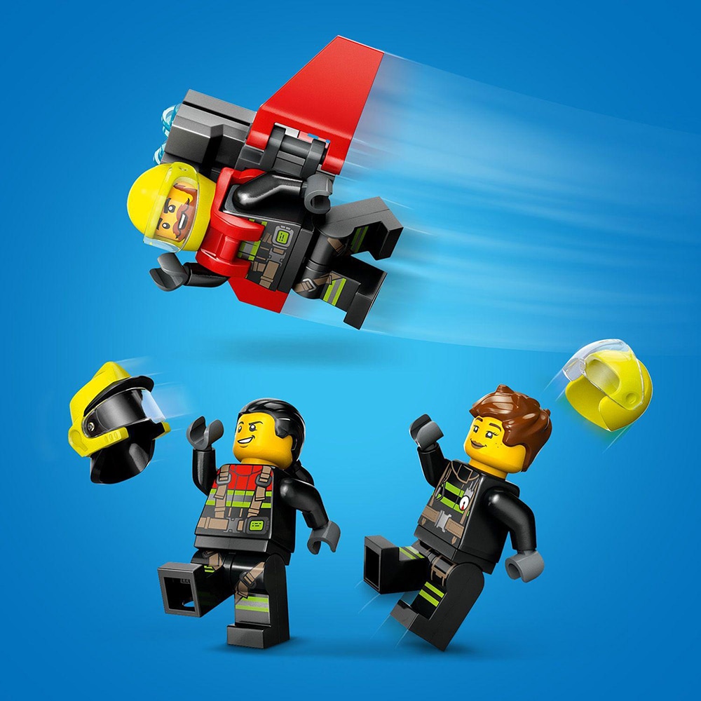LEGO City: Avion de pompieri 60413, 6 ani+, 478 piese