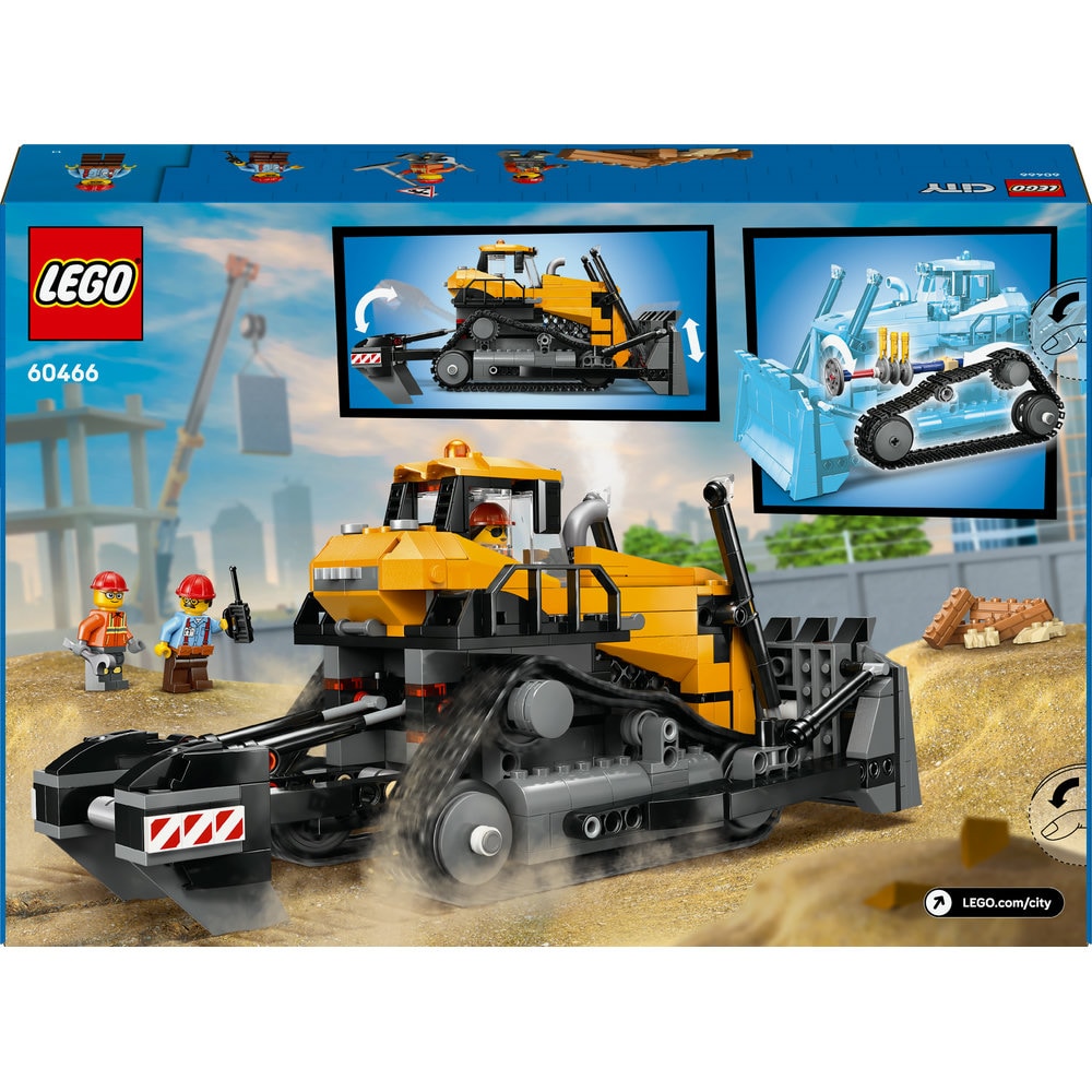 LEGO City: Buldozer galben 60466, 8 ani+, 682 piese