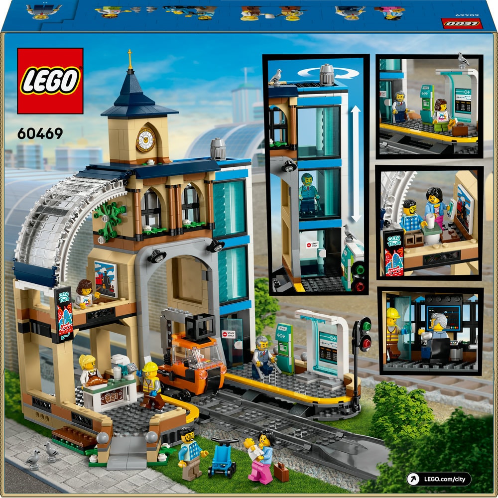 LEGO City: Gara centrala 60469, 7 ani+, 752 piese